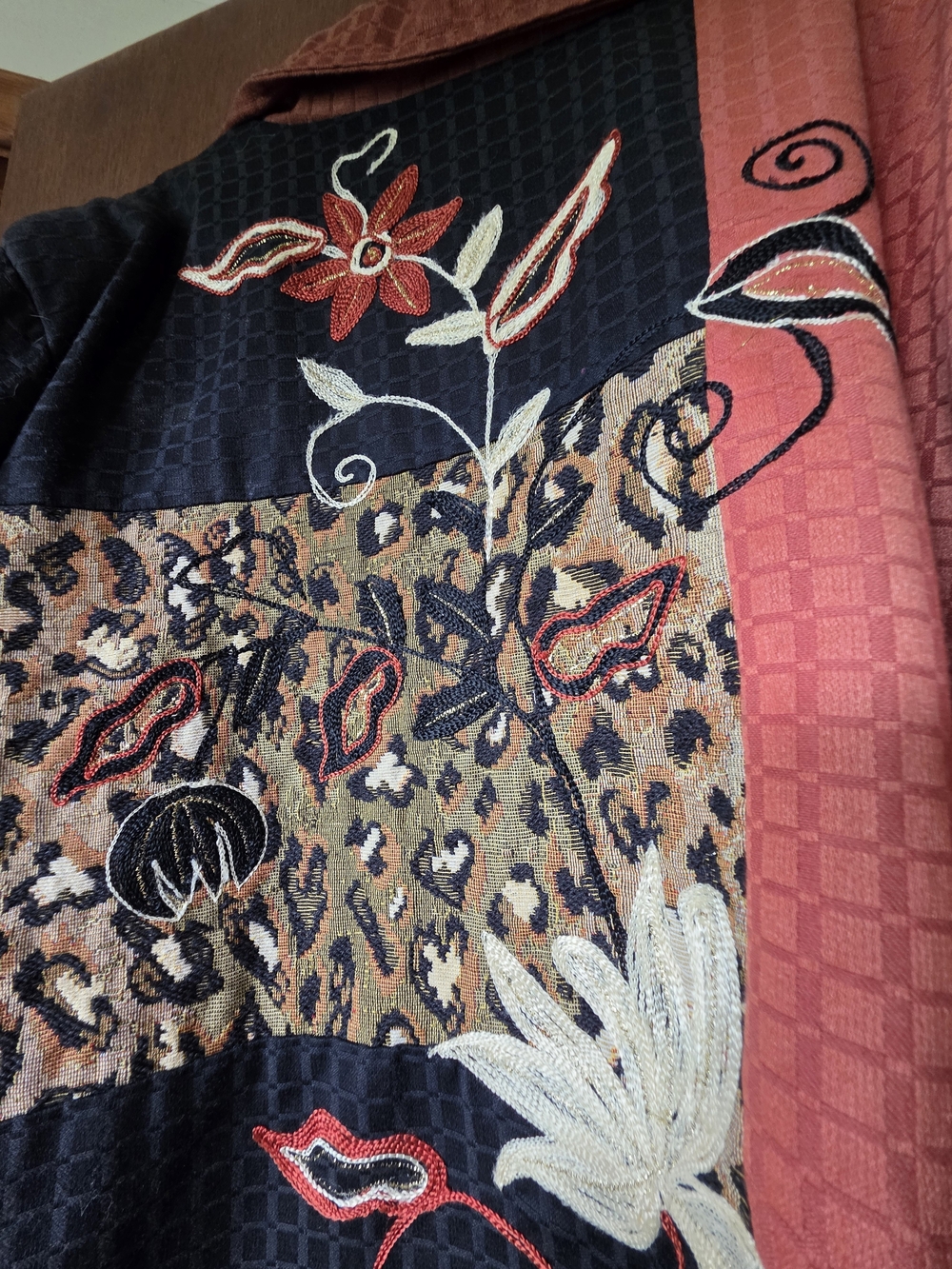 Autumn Patchwork Embroidered Jacket - Picture 6 of 6